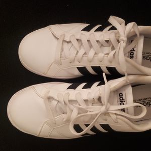 Classic Black & White Adidas sneakers